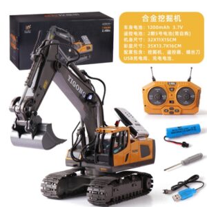 Excavadora de Aleación con Control Remoto Inalámbrico